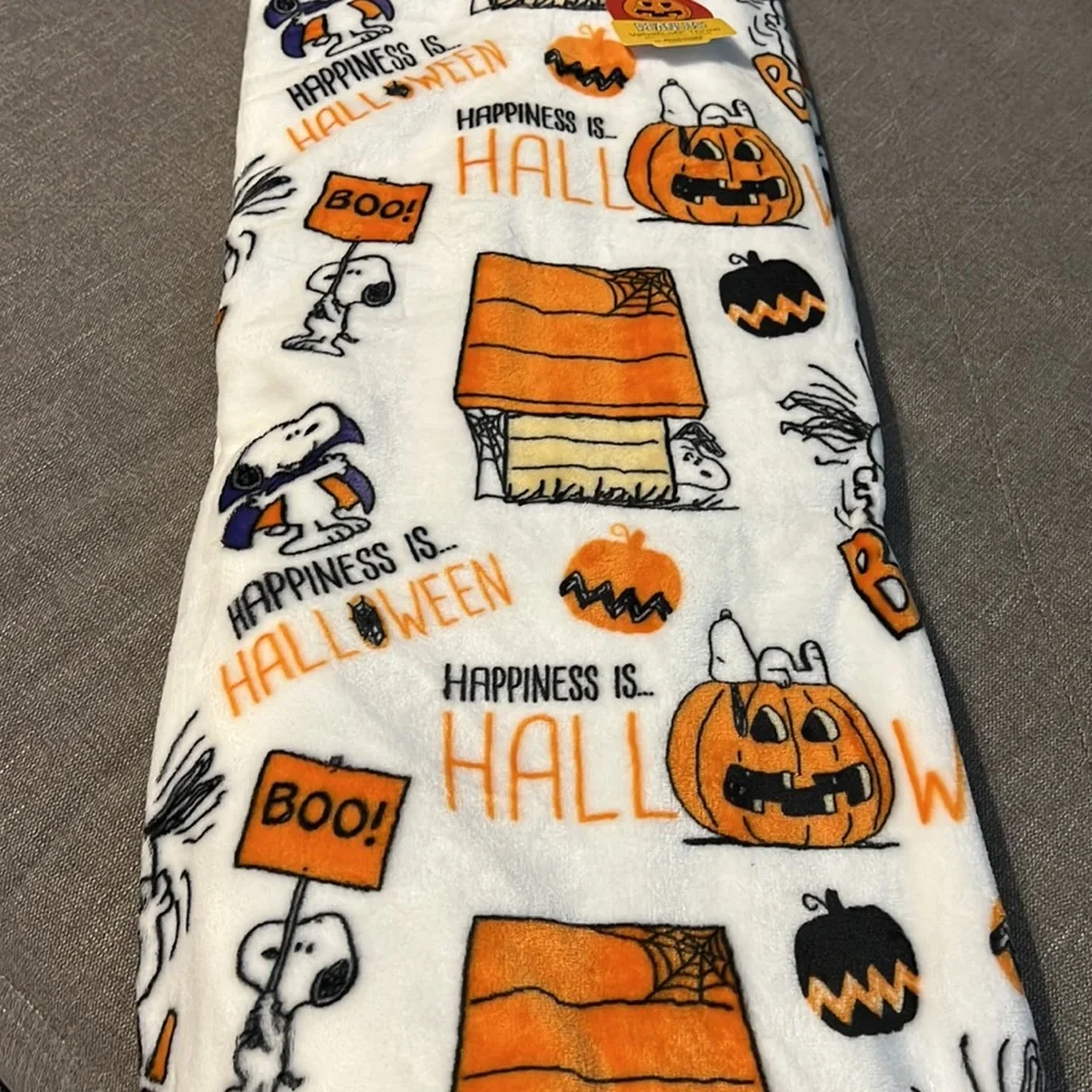 Peanuts Snoopy Velvet Throw Blanket